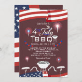 紅白と青愛国花火 招待状 (正面/裏面)