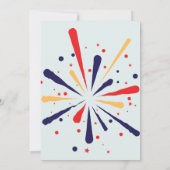 紅白と青愛国花火 招待状 (裏面)