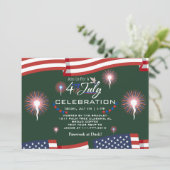 紅白と青愛国花火 招待状 (スタンド正面)