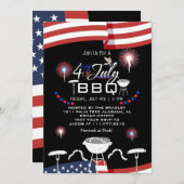 紅白と青愛国花火 招待状 (正面/裏面)