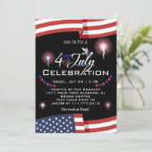 紅白と青愛国花火 招待状 (スタンド正面)