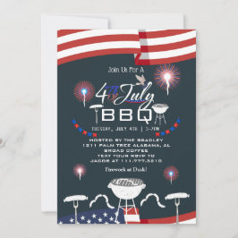 紅白と青愛国花火 招待状