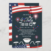 紅白と青愛国花火 招待状 (正面/裏面)