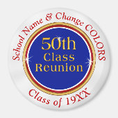 紅白と青50級記念懇親会 マグネット (正面)