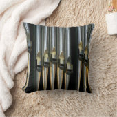 紅白のオルガンパイプ クッション (ブランケット)