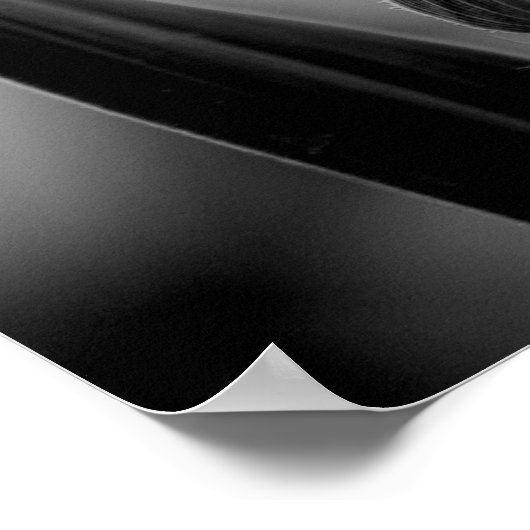 紅白の竹 ポスター (角)