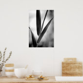 紅白の竹 ポスター (キッチン)