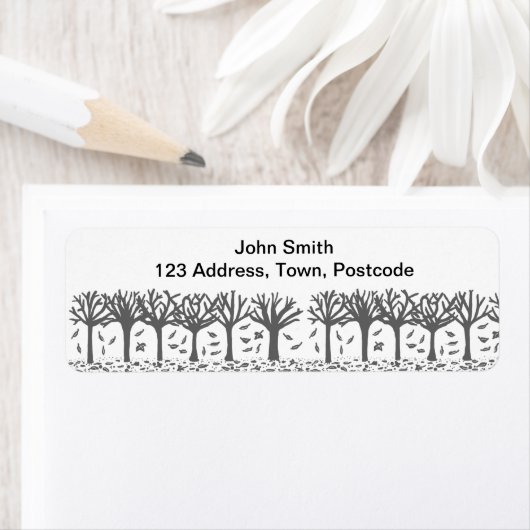 紅白の紅葉 ラベル (インサイチュ)