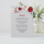 紅白の花シルバーの離れ詳細 エンクロージャーカード (スタンド正面)