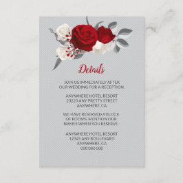 紅白の花シルバーの離れ詳細 エンクロージャーカード