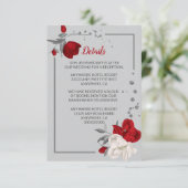 紅白の花シルバーの離れ詳細 エンクロージャーカード (スタンド正面)