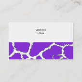 紅白キリン柄 名刺 (裏面)