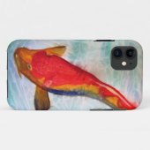 紅白コイ日本の魚水彩画 Case-Mate iPhoneケース (裏面(横))