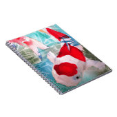 紅白コイ2日本の水彩魚アート ノートブック (右側)