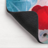 紅白コイ2日本の水彩魚アート マウスパッド (コーナー)