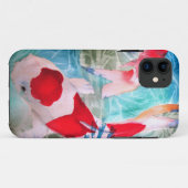 紅白コイ2日本の水彩魚アート Case-Mate iPhoneケース (裏面(横))