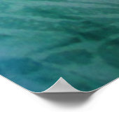 紅白コイII魚水彩オリジナル術 ポスター (角)