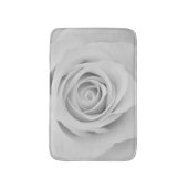 紅白バラ花風呂マット バスマット (正面縦)