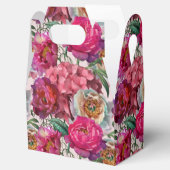 紅白ピンクの牡丹と紫陽花 フェイバーボックス (オープン)