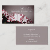 紅白フラワーズ名刺 名刺 (正面/裏面)