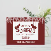 紅白メリークリスマス&ハッピーニューイヤーパイン シーズンカード (スタンド正面)