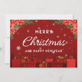 紅白メリーモダンクリスマスグリーティングカード シーズンカード (正面)