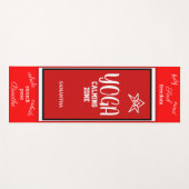 紅白ヨガ沈静帯 ヨガマット (正面(横))