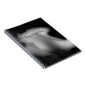 紅白ローズブド花手帳 ノートブック (右側)