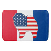 紅白及びチャウクレート/バスマット バスマット (正面)