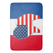 紅白及びチャウクレート/バスマット バスマット (正面縦)