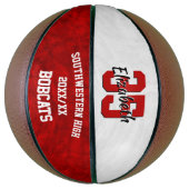 紅白女子チーム記念 バスケットボール (縦)