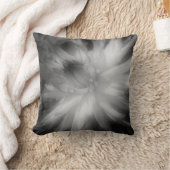 紅白枕のダリアの花 クッション (ブランケット)