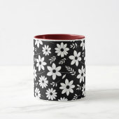 紅白花形マグカップ マグカップ (中央)