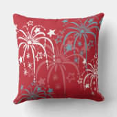 紅白花火・青花火7月枕4日 クッション (裏面)