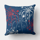 紅白花火・青花火7月枕4日 クッション (裏面)