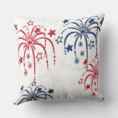 紅白花火・青花火7月枕4日 クッション (裏面)