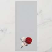 紅白花葉銀結婚の メニュー (裏面)