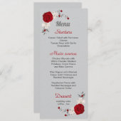 紅白花葉銀結婚の メニュー (正面/裏面)