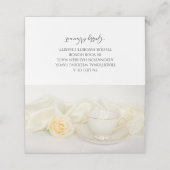 紅白薔薇のチャリティー結婚・お茶の杯|過去記事 プレイスカード (外部開封)