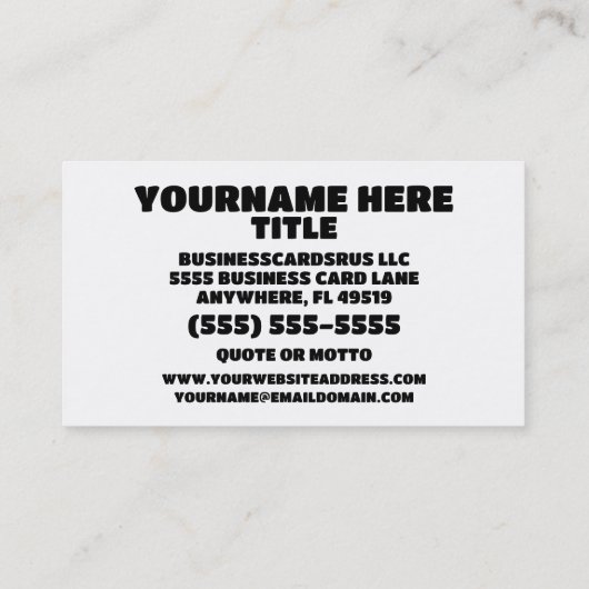 紅白青の画家 名刺 (裏面)