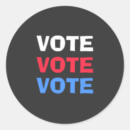 紅白青の選挙政治 ラウンドシール