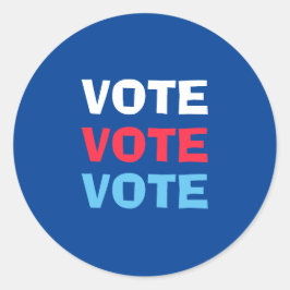 紅白青の選挙政治 ラウンドシール