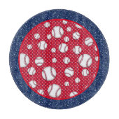 紅白青野球 カッティングボード (正面)