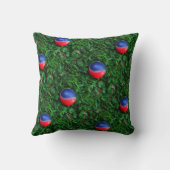 紅白青野球 クッション (裏面)