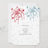 紅白・青花火・七月4日 招待状 (裏面)