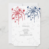 紅白・青花火・七月4日 招待状 (裏面)