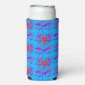 紅紫の花は青 スリム缶クーラー (Seltzer正面)