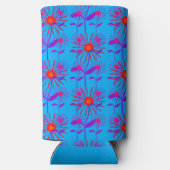 紅紫の花は青 スリム缶クーラー (裏面)