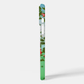 紅緑花文様 Case-Mate iPhoneケース (裏面 / 左)