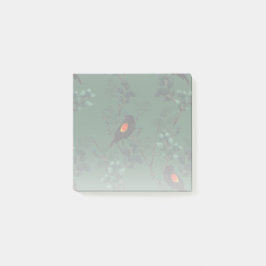 紅翼のブラックバードパターン ポストイット